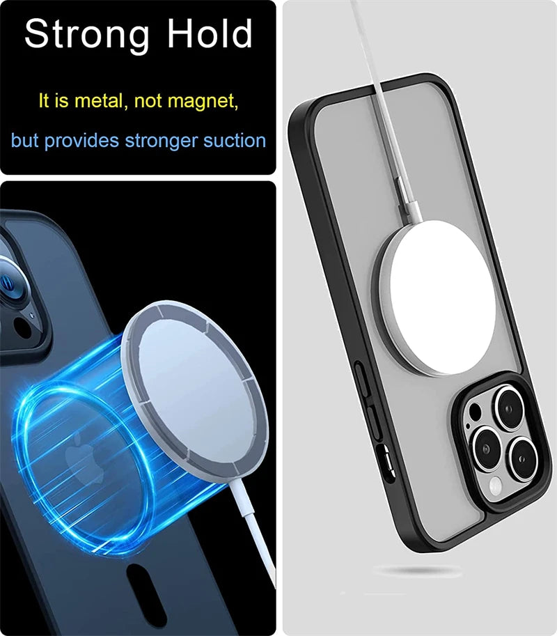 1-5 PCS Metal Plate Ring For Sticker Magnetic Support Ring Universal Wireless Charger Mobile Phone Sheet For iPhone 17 16 15 14