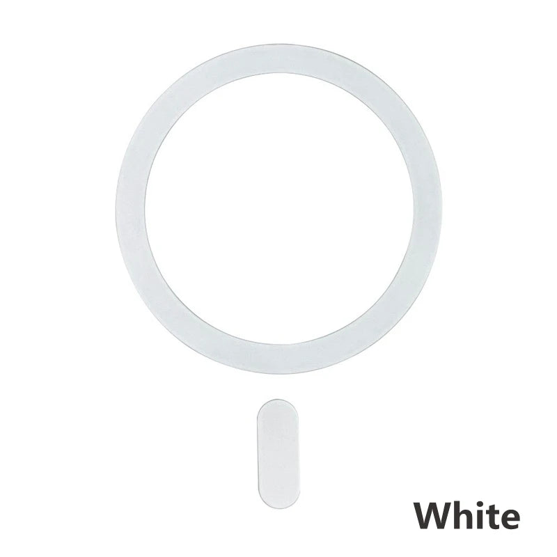 1-5 PCS Metal Plate Ring For Sticker Magnetic Support Ring Universal Wireless Charger Mobile Phone Sheet For iPhone 17 16 15 14