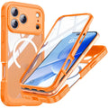 The 360-degree full-coverage phone case is suitable for iPhone 17E/17 PRO MAX/16/15/14, shockproof, and has a sturdy appearance