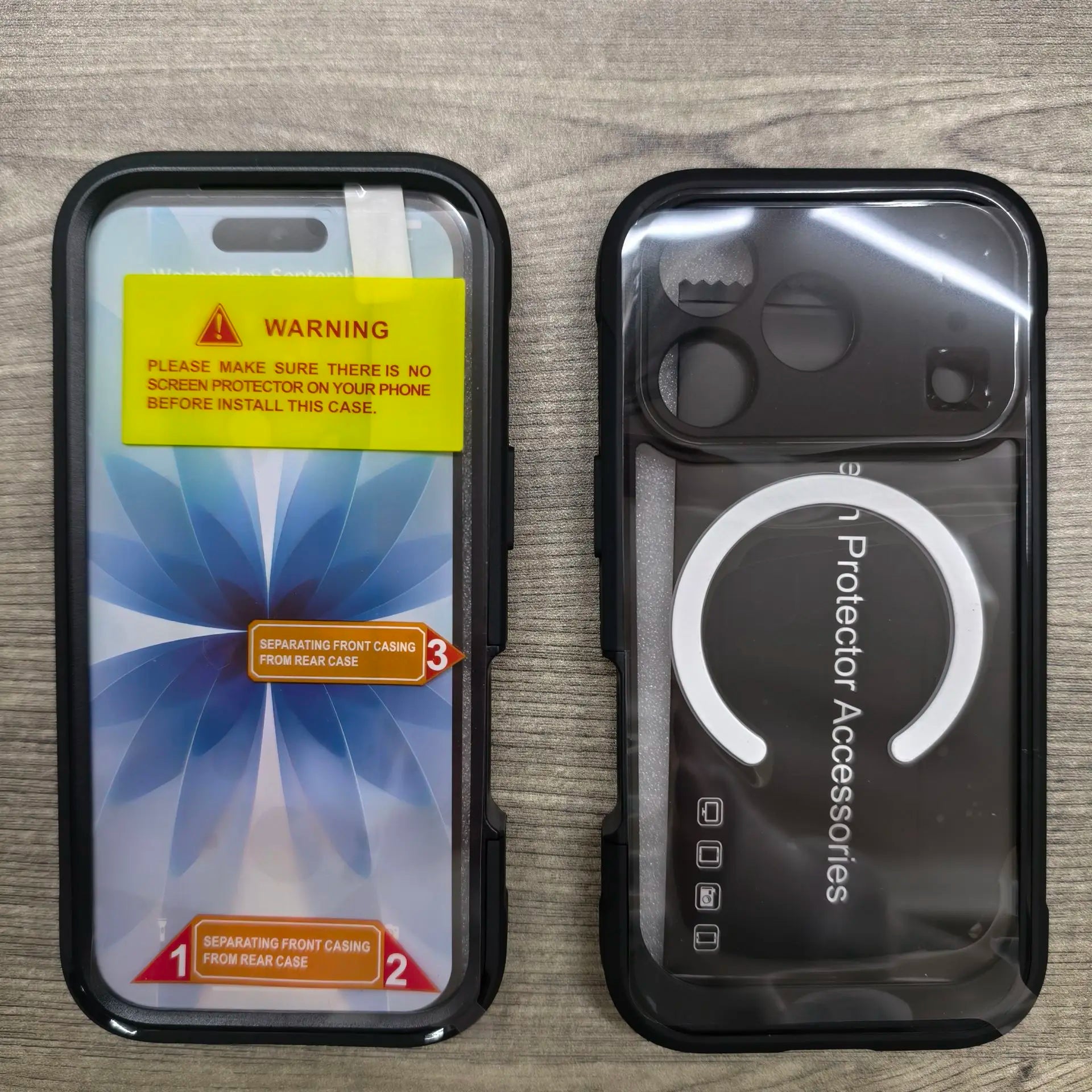 The 360-degree full-coverage phone case is suitable for iPhone 17E/17 PRO MAX/16/15/14, shockproof, and has a sturdy appearance