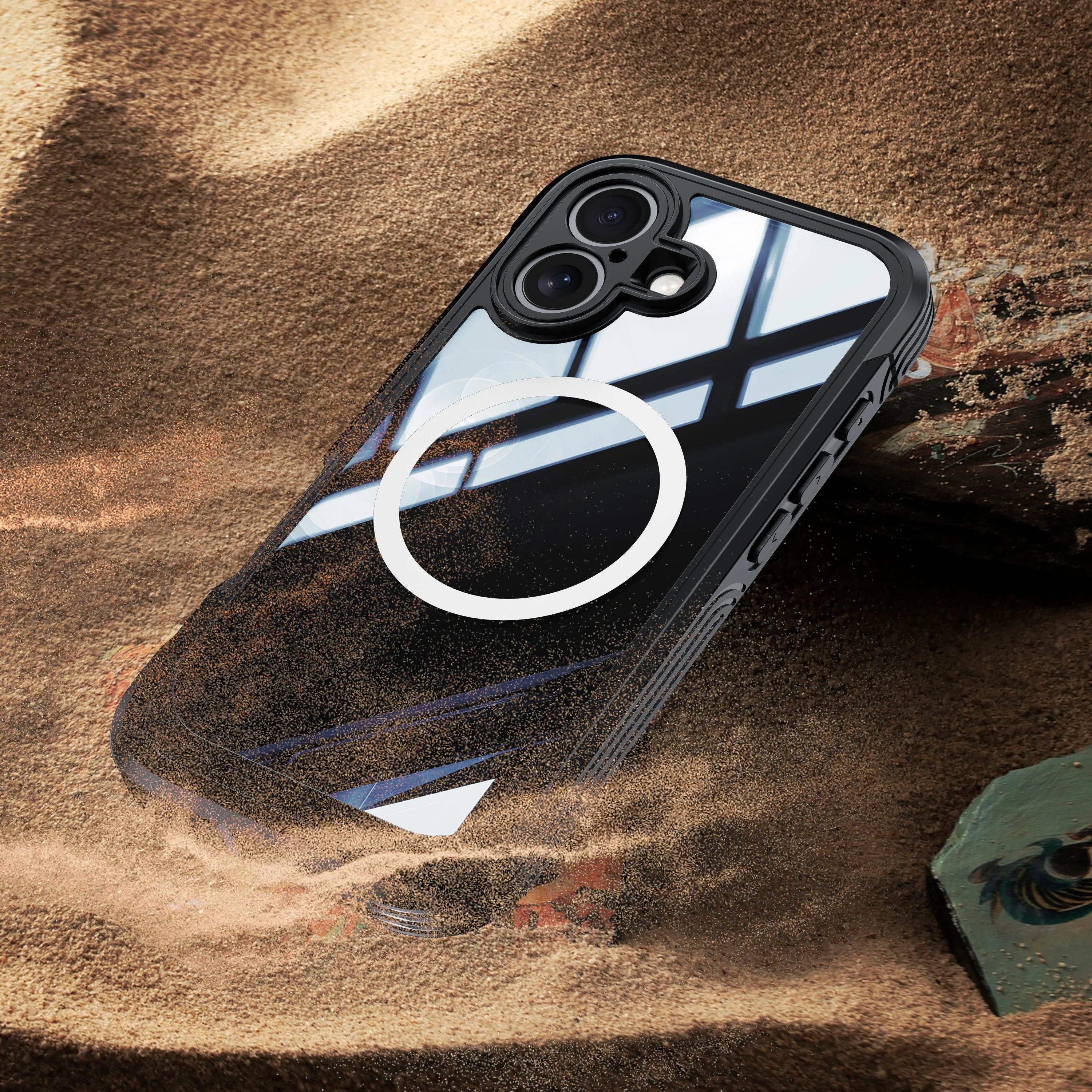 The 360-degree full-coverage phone case is suitable for iPhone 17E/17 PRO MAX/16/15/14, shockproof, and has a sturdy appearance